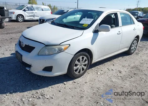 2010 Toyota Corolla Le z USA, uszkodzony, nr VIN 2T1BU4EE6AC518162